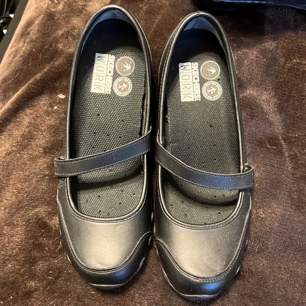 Skechers work Mary Jane flat. Size 8. GUC